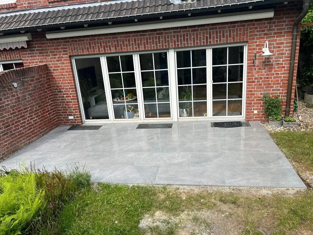 Die fertige Terrasse im Detail